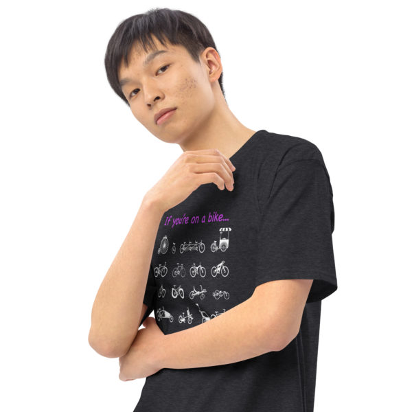 Bikes: You're doing it right | Men’s premium heavyweight tee - Image 17